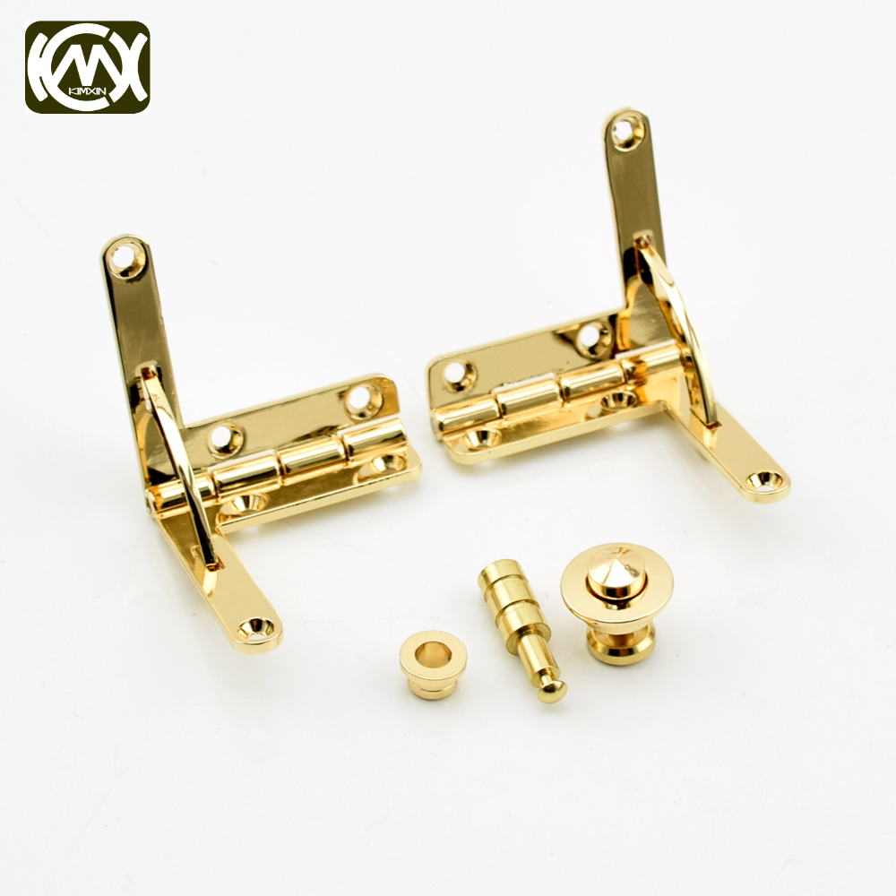 Quality Furniture Hardware - 1set(2Hinges and 1Button Lock) KIMXIN In