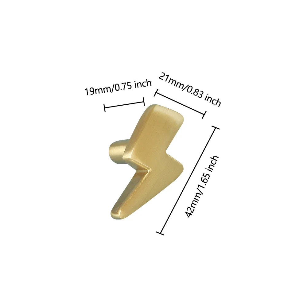 Lightning Design Brass Cabinet - Unique Furniture Hardware Pulls recensie en prijs