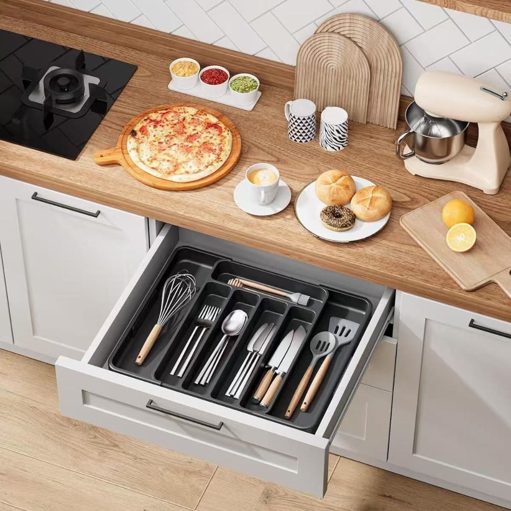 Adjustable Cutlery Drawer Orga - Drawer Organizer Peg recensie en prijs