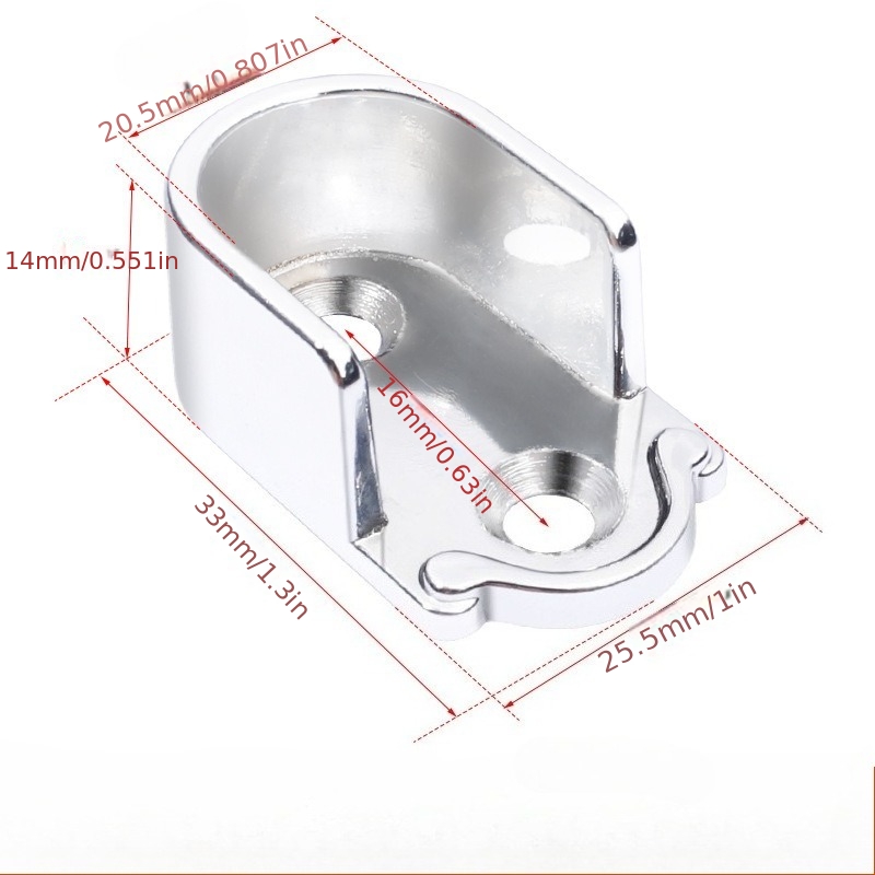 Heavy-Duty Metal U-Shaped Rod  - Furniture Rails Hardware recensie en prijs