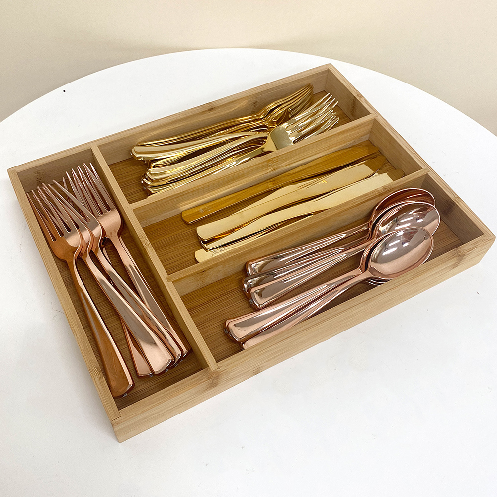 Bamboo Cutlery Divide Storage  - Drawer Organizer Peg recensie en prijs