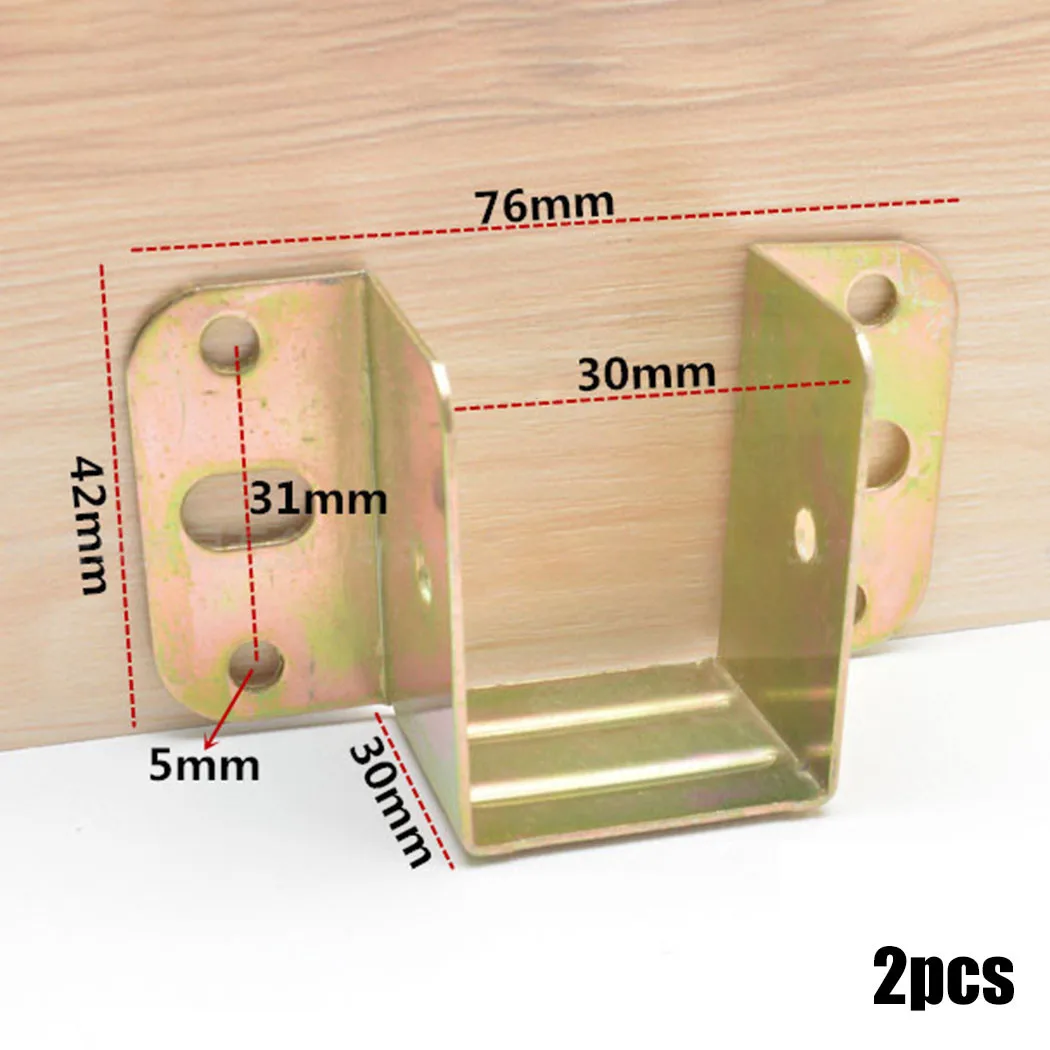2pcs U Shaped Metal Bed Bracke - Furniture Rails Hardware recensie en prijs