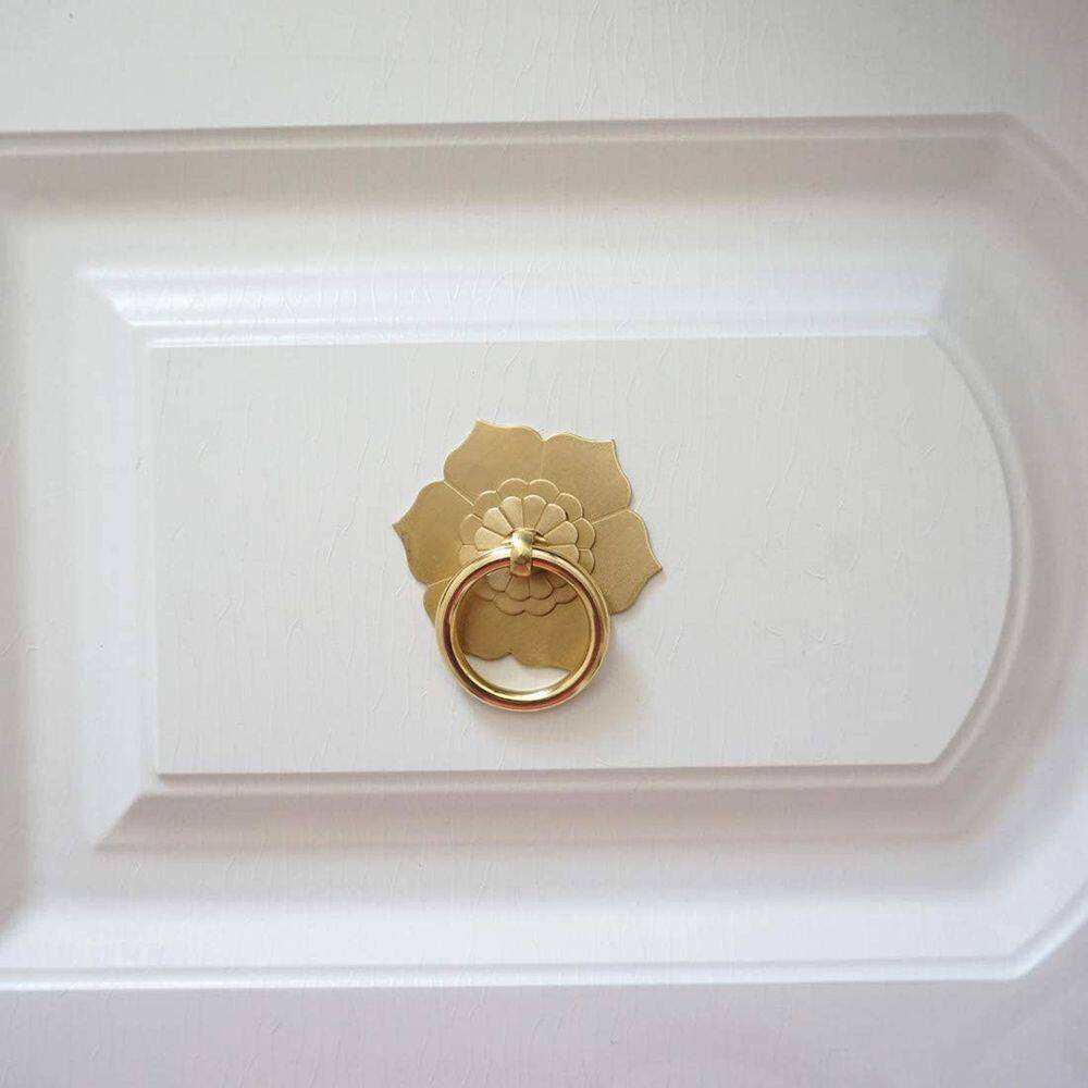 Floral Brass Cabinet Door Knob - Unique Furniture Hardware Pulls recensie en prijs