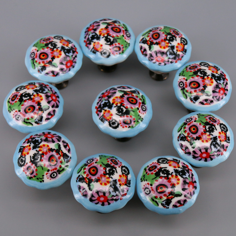 10PCS Colored Ceramic Knobs Un - Unique Furniture Hardware Pulls recensie en prijs