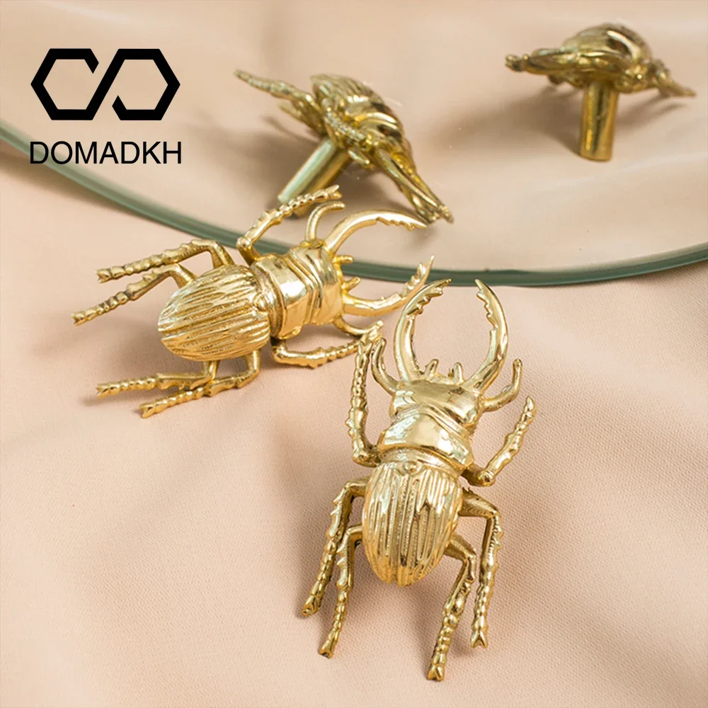 Brass Beetle Drawer Pulls Inse - Unique Furniture Hardware Pulls recensie en prijs