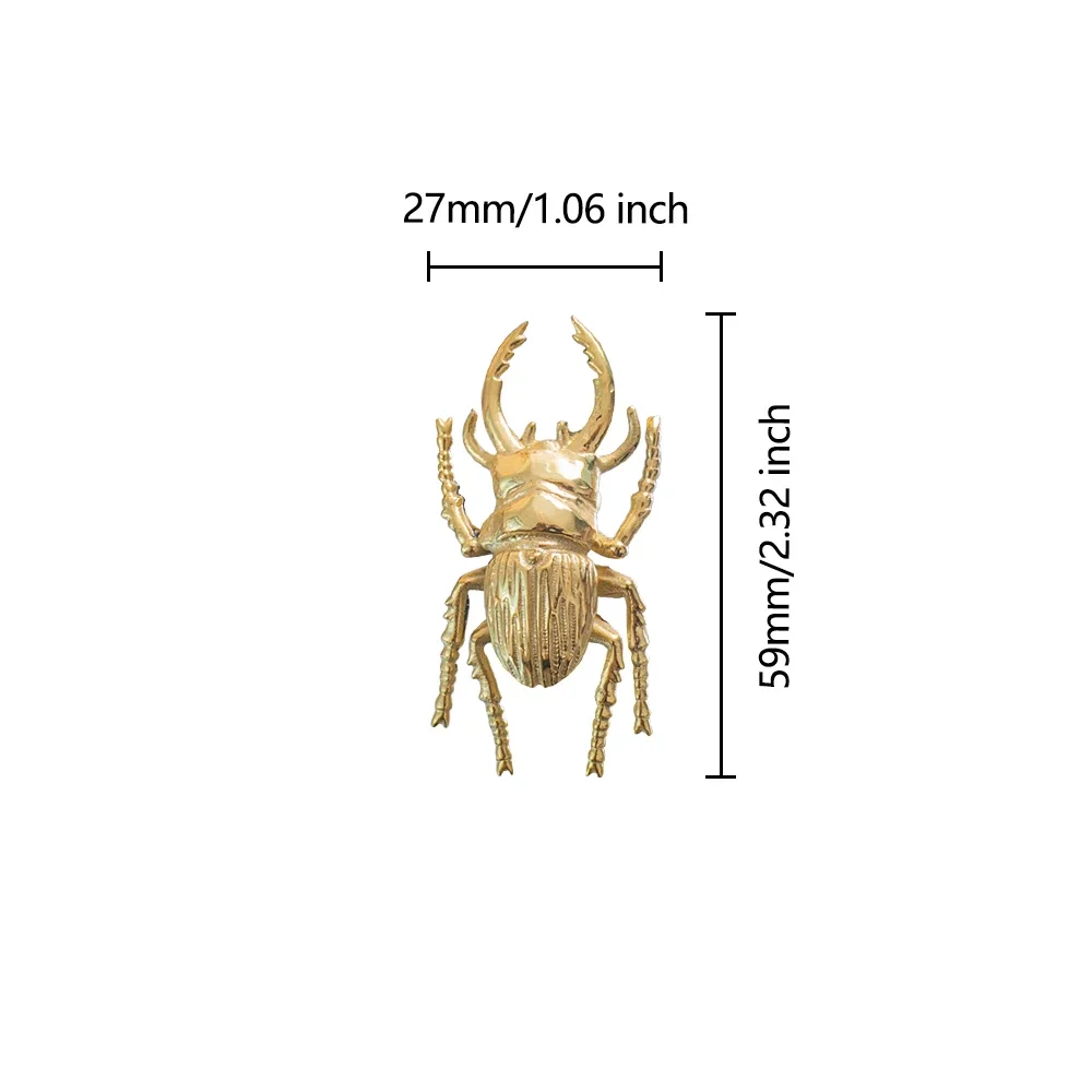 Brass Beetle Drawer Pulls Inse - Unique Furniture Hardware Pulls recensie en prijs