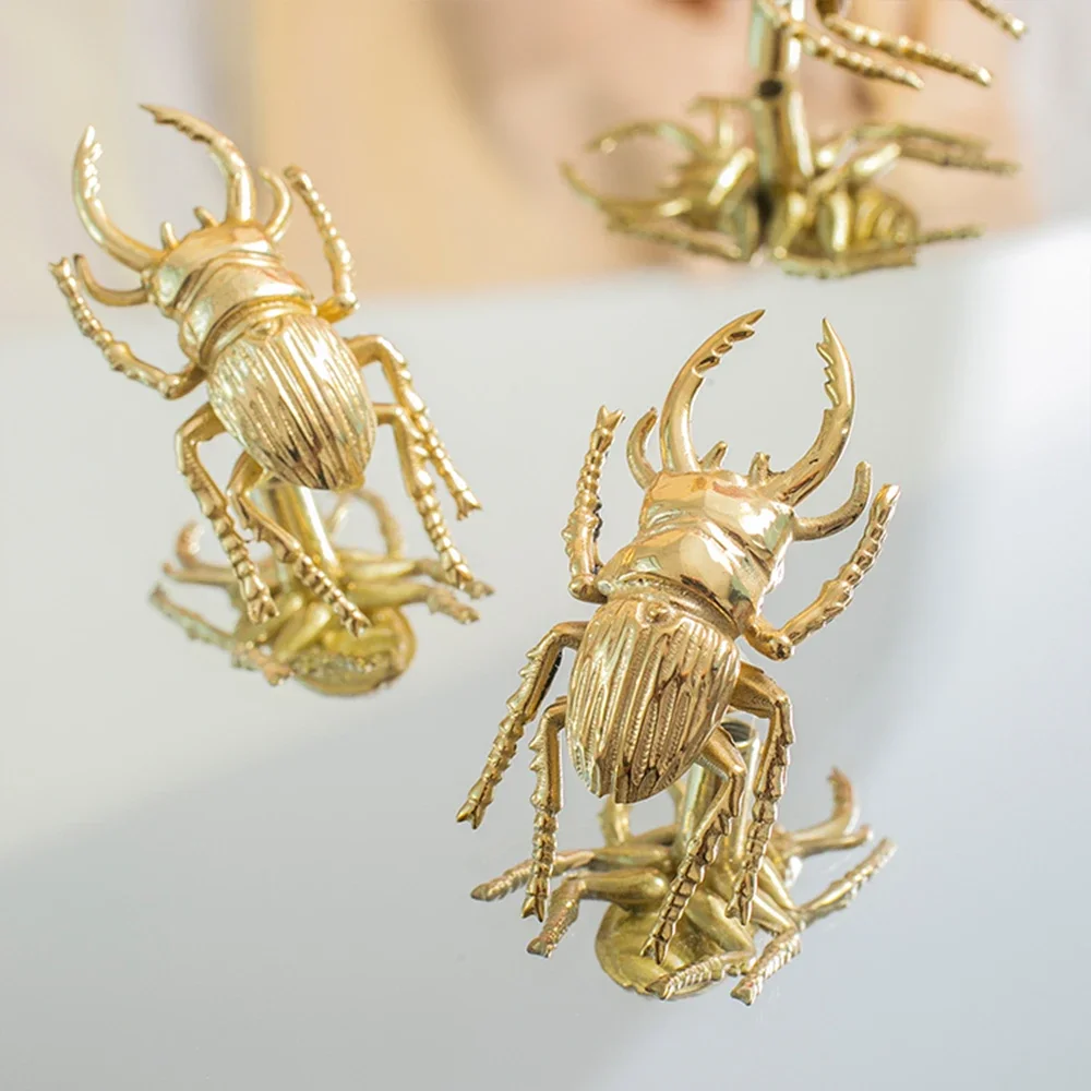 Brass Beetle Drawer Pulls Inse - Unique Furniture Hardware Pulls recensie en prijs