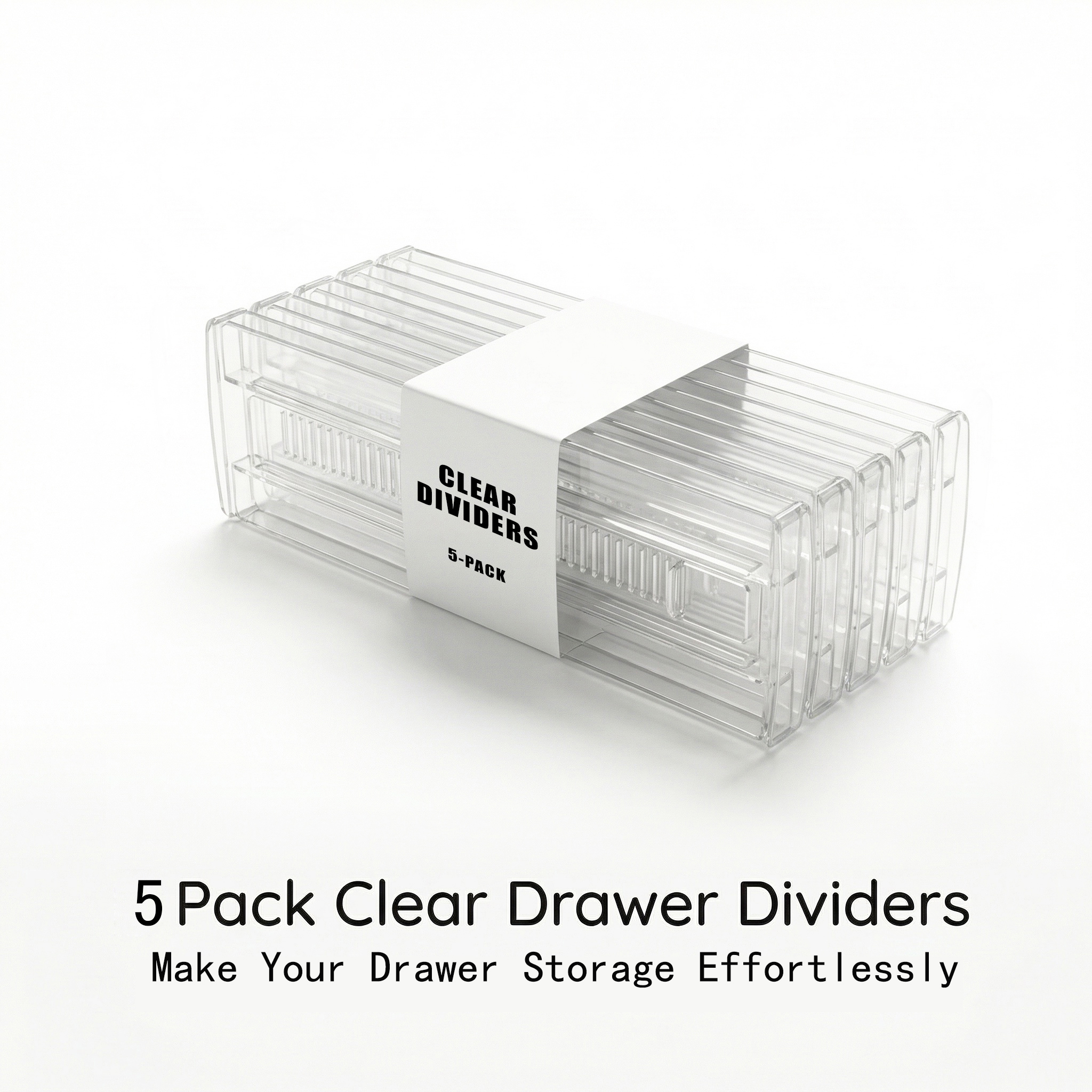3/5/7-Pack Drawer Dividers, Cl - Drawer Organizer Peg recensie en prijs