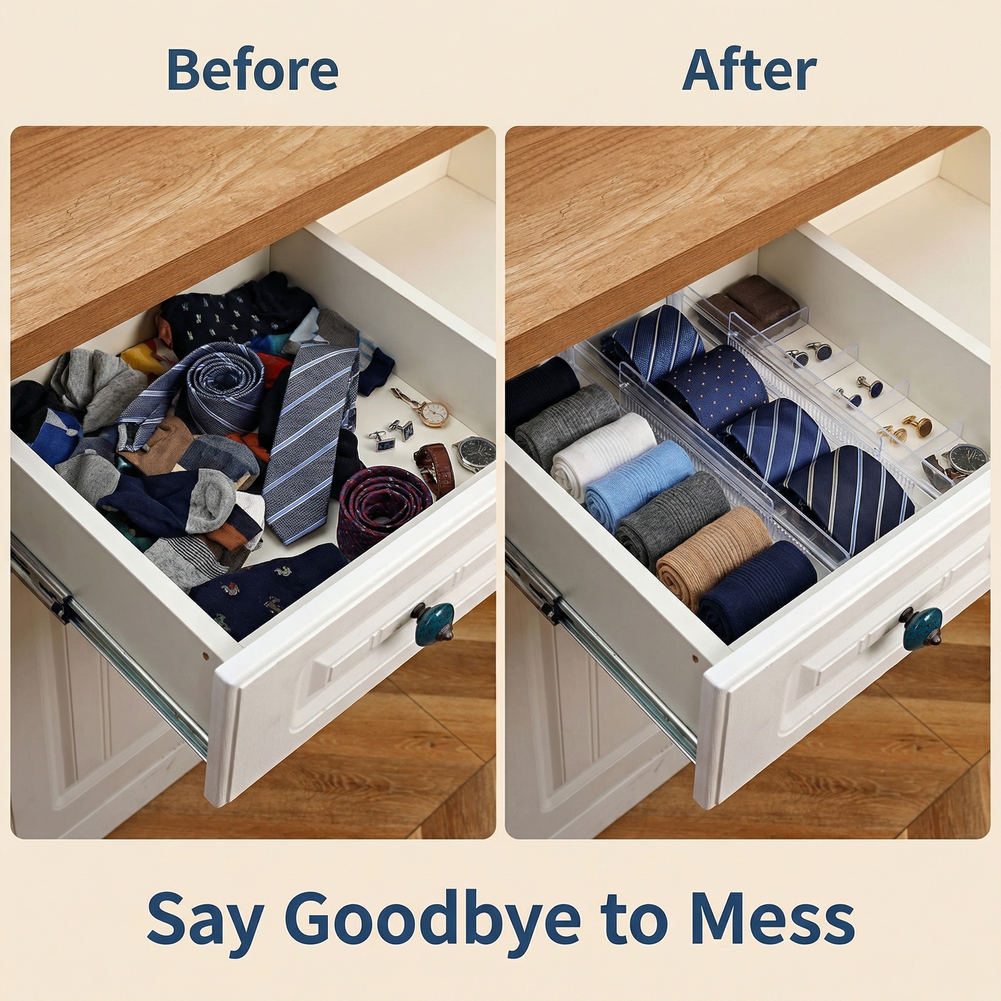 3/5/7-Pack Drawer Dividers, Cl - Drawer Organizer Peg recensie en prijs