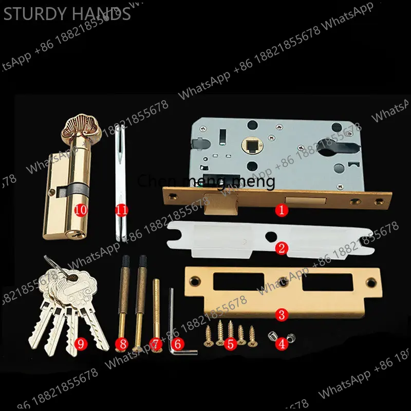 High Grade Pure Copper Door Lo - Furniture Grade Hardware recensie en prijs