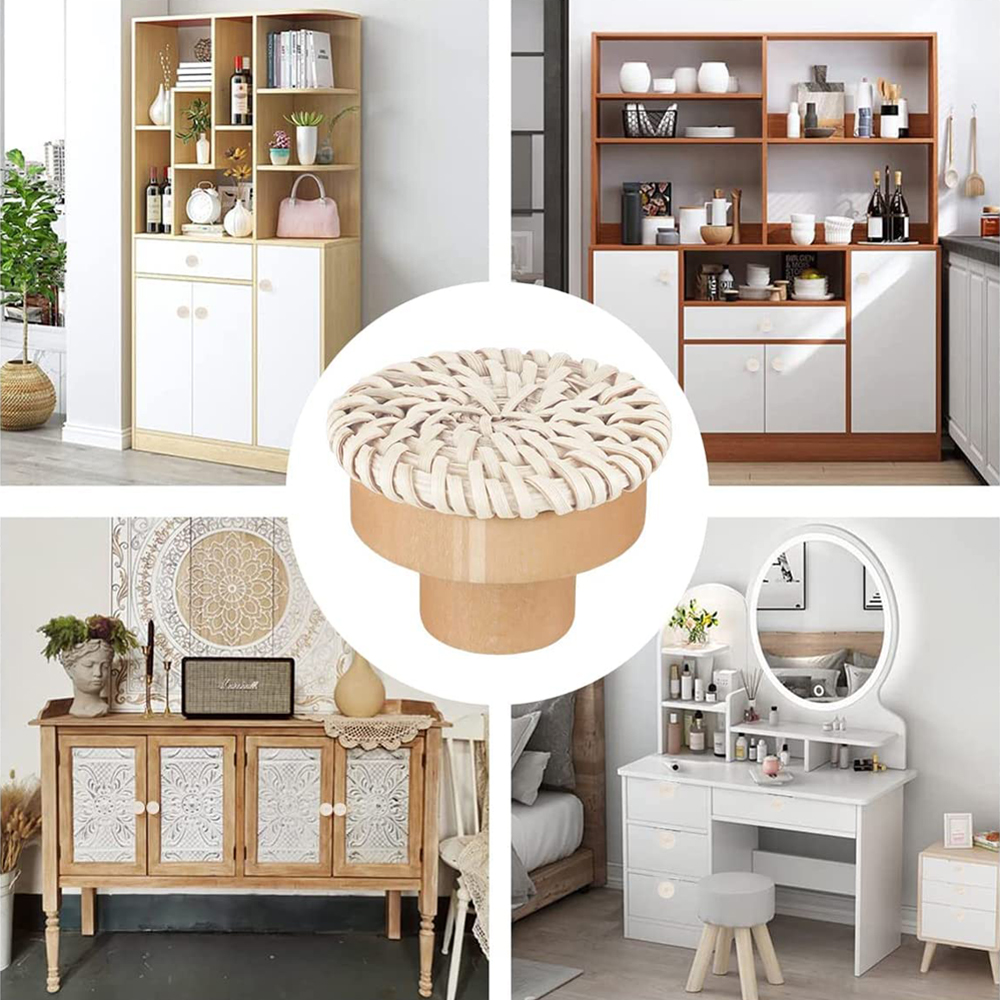 1-24pcs Rattan Wooden Handles  - Furniture Hardware China recensie en prijs